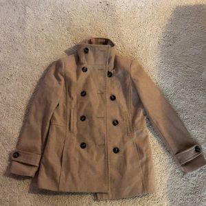 Tan Women’s Pea Coat